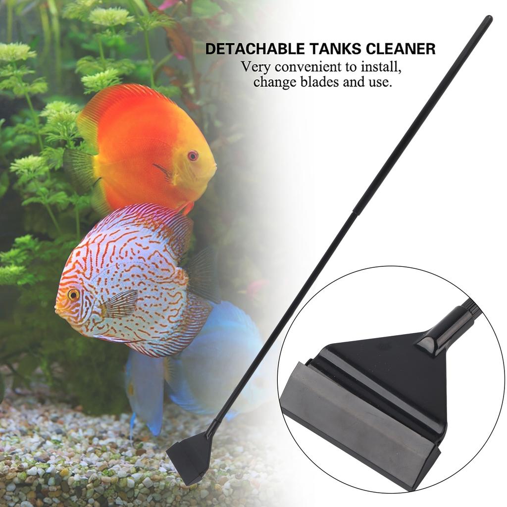 Fish Tanks Cleaner Algae Scraper Detachable Tank Razor Blade Glass Cleaner Tool