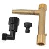 G1 Brass Garden Quick Connect Valve Wrench,   Water   Valve Wrench with Rust Resistance, Easy to Connect Design