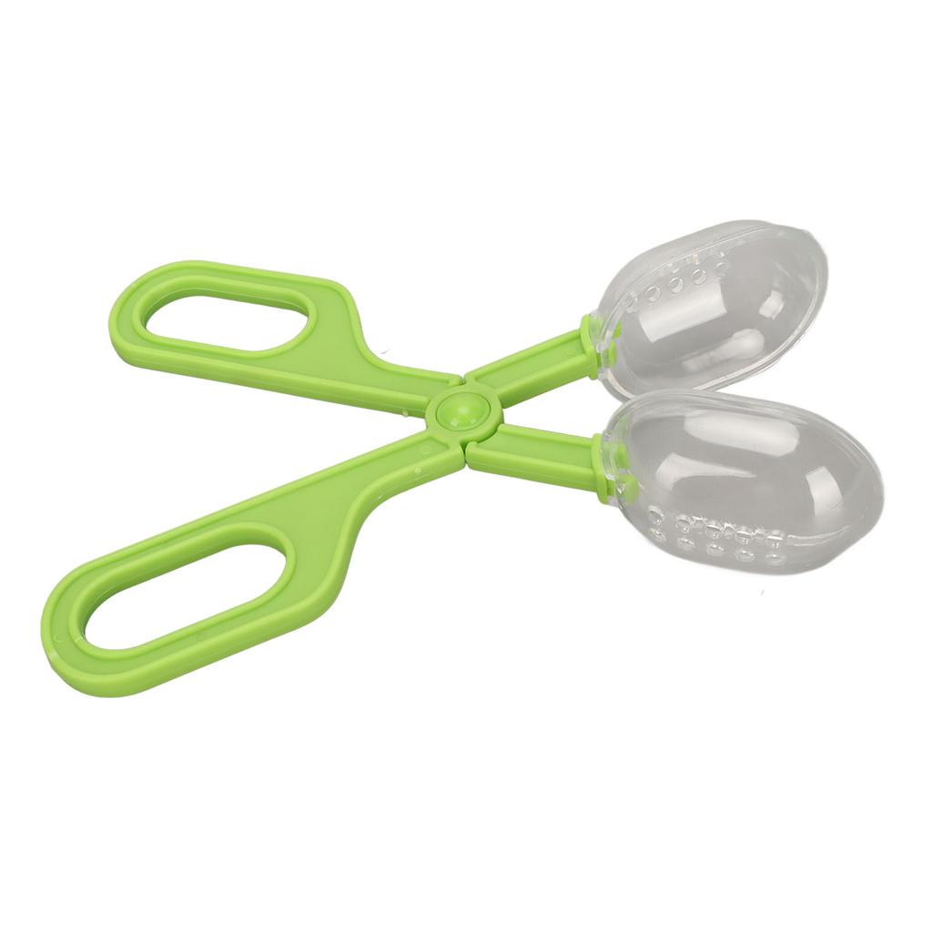 Reptile Feeding Clamp Reptile Feeding and Cleaning Tool Reptile Poop Scoop with Vents for Tortoise Lizard Frog Spider