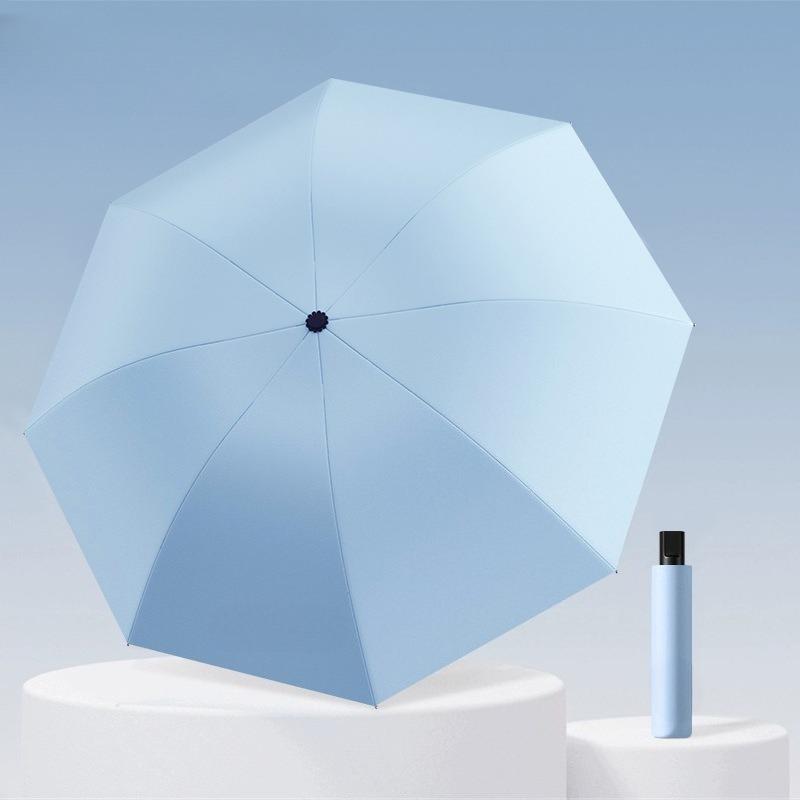 Heavy Duty Auto Folding Umbrella Windproof Reinforced Oversized for Students and Adults