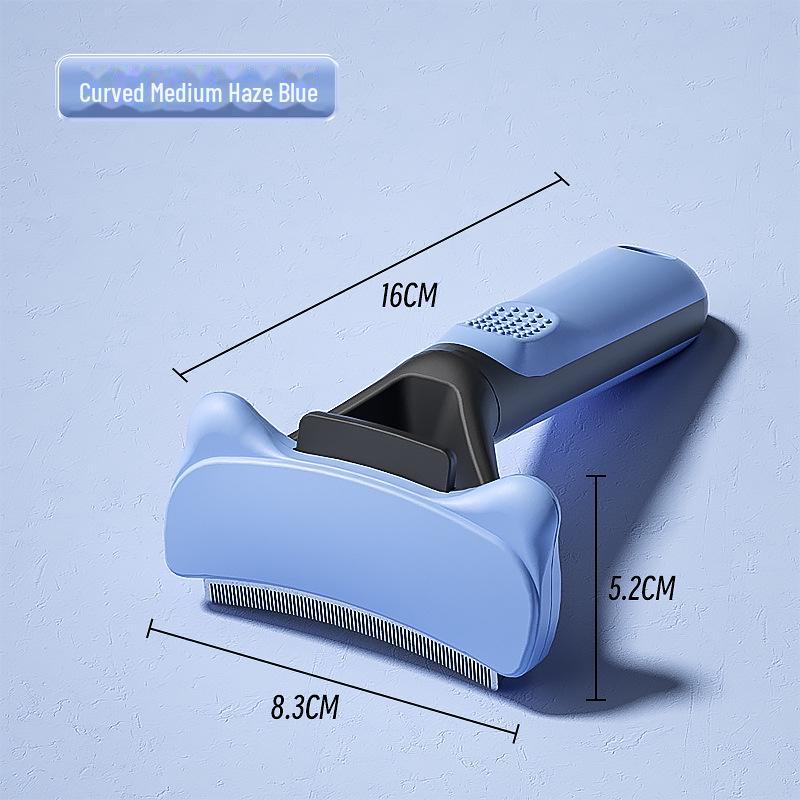 Pet Grooming Comb for Cats & Dogs: Thinning & Loose Hair Remover, Teddy Dog Hair Cleaning Tool.