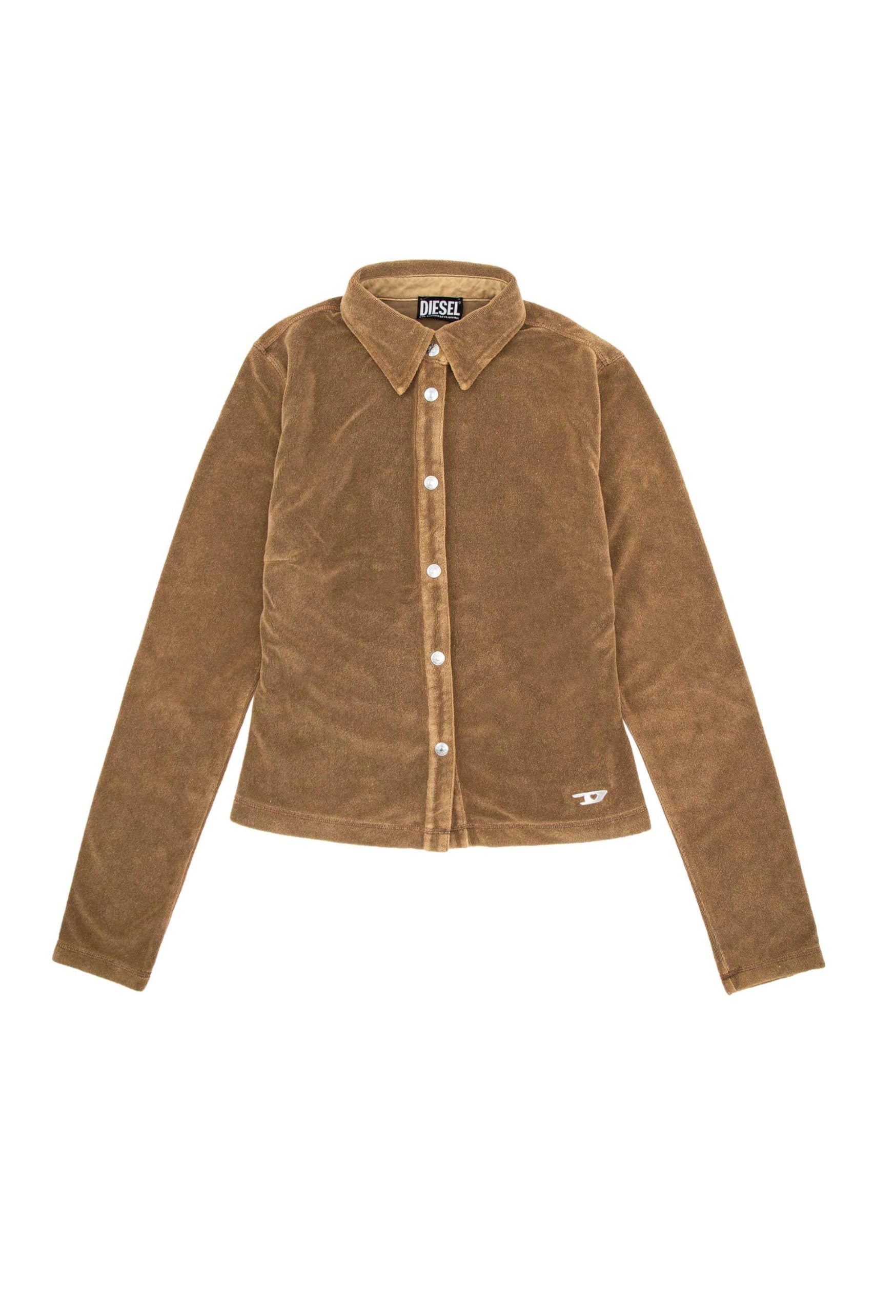 

Рубашка SHIRT A15984REGBK 71I Коричневый S [Diesel] Женская POSSY-OUT