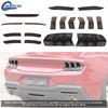 Smoked Black Taillight Fog Lamp Trim Overlay Bezel Decor for Ford Mustang 2024+