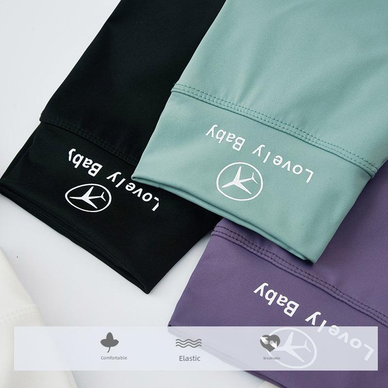 Nowe Dziewczęce Legginsy z Wzorem Skóry Rekina i Samolotami - Cienkie, Modne Spodnie w Stylu Wiosna/Lato dla Dzieci