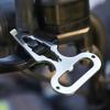 Stainless Steel Multi-purpose Wrench with Keychain Wear-resistant Repair Wrench Small Durable Bottle Opener Outdoor Gadgets