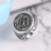 2024 Men's Retro Lion Ring: Adjustable European-American Fashion Statement
