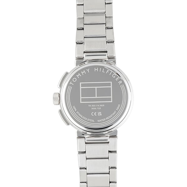Tommy Hilfiger Edelstahl-Gürtel Schwarzes Zifferblatt Parallelimport 1792116 Armbanduhr