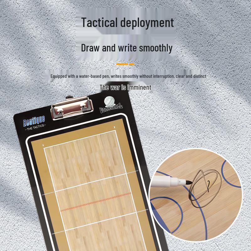 WEZHO Magnetic Erasable Volleyball Tactics Board