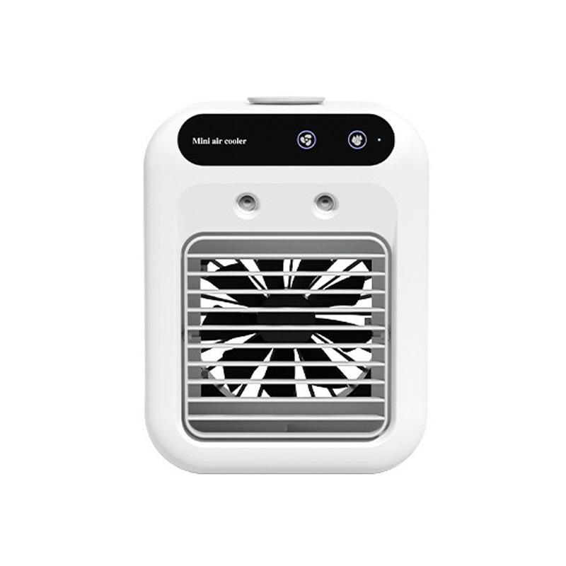

USB Mini Air Conditioner Fan with Humidifier and Ice Cooling Function 899 White
