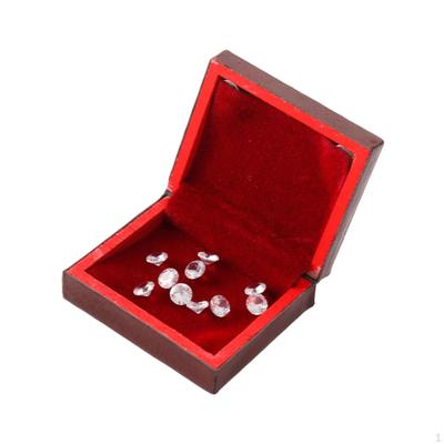 1/12 and 1/6 Scale Miniature Jewelry Case Doll House Decoration Dollhouse Makeup Box for Handcraft