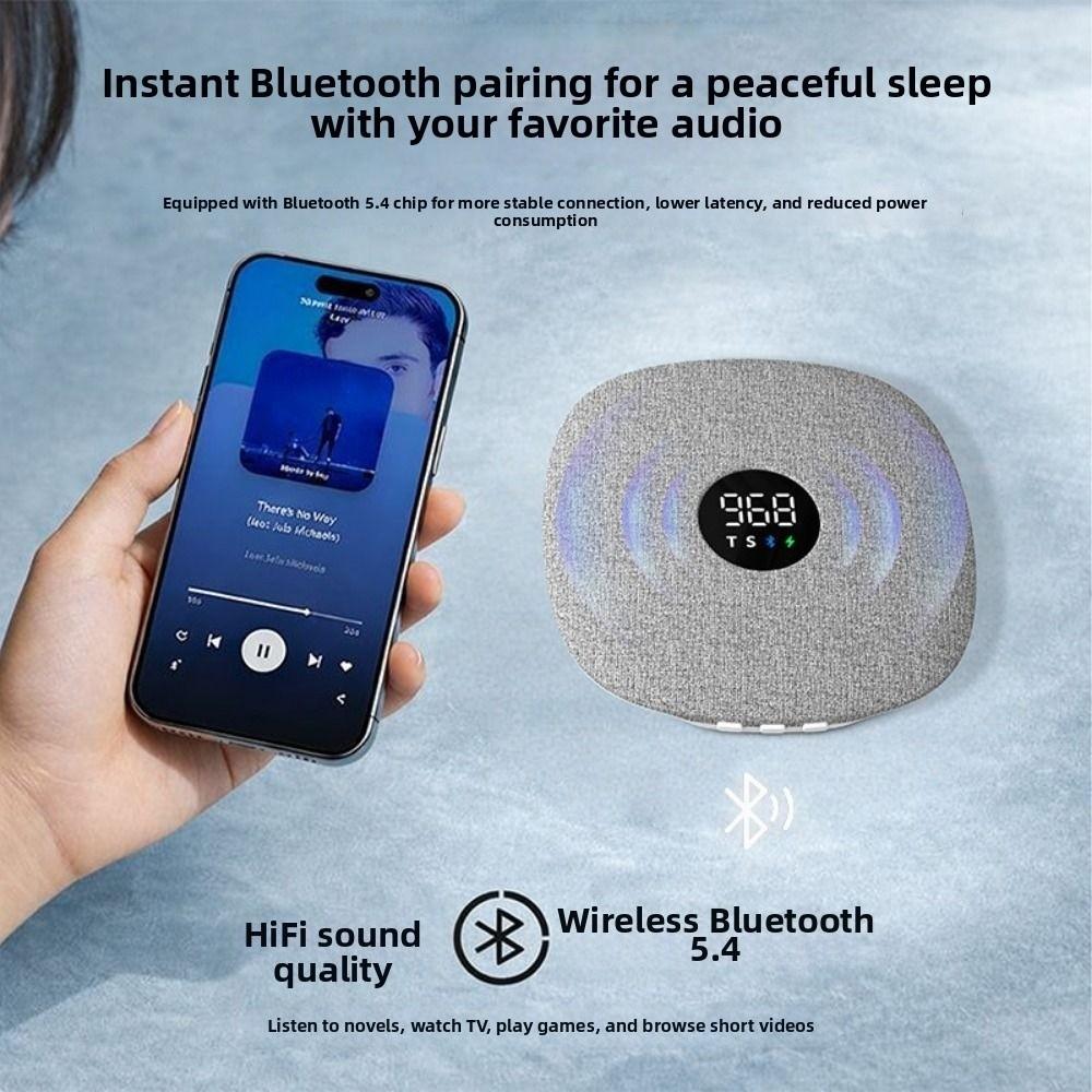 Bluetooth 5.4 Wireless Sleeping Speaker Bone Conduction Sound Machine Personal Relaxation
