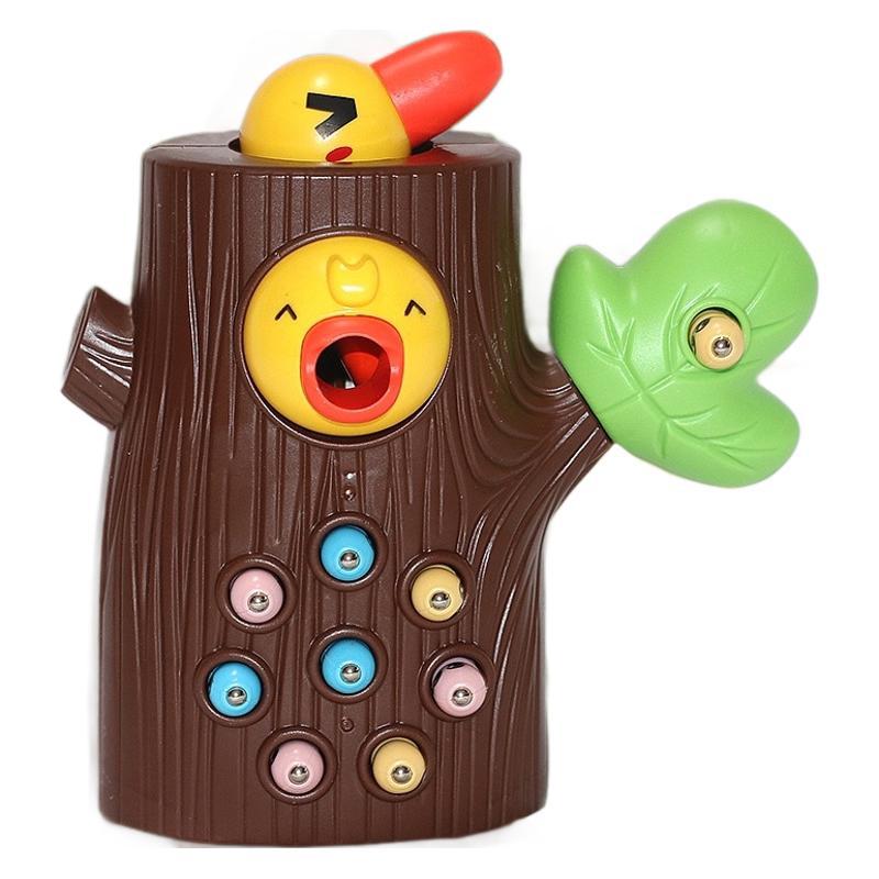 Woodpecker Game, Magnetic Fishing, Bird Catching Insects, Feeding, Hand-Eye Coordination Training, Parent-Child Interaction, Children'S Toys