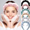 Stirnbänder aus Schwamm für Frauen und Mädchen, bauschiges Haarband, Make-up-Blasen-Frottee, Co Spa, Retro-Haarband, Haar-Accessoires für Frauen, Kopfbedeckungen