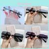 Small Red Book Fashion Sunglasses Women Uv385 No Frame Edge Sun Shades For Travel And Parties