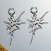 Grunge Accessories Thorns Letter Earrings Punk Charm Drop Earring For Women Irregular Earring  Korean Fashion Jewelry Aesthetic