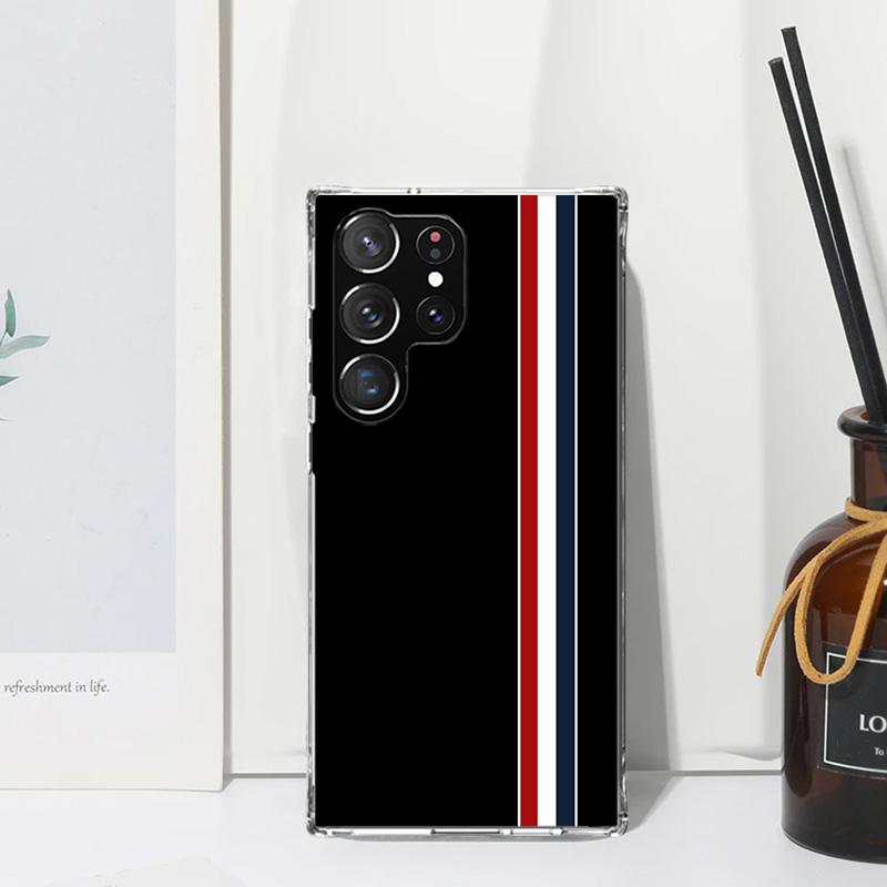 Luxury Sports Line Cool Stripes Phone Case For Samsung Galaxy S26 S25 Edge S24 FE S23 S22 Ultra S21 Plus S20 + Art Fundas Back C
