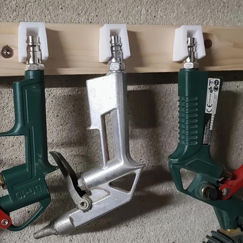 4Pcs Pneumatic Tool Wall Mount Holder 3D Printed Air Tool Hanger Bracket for Garage Workshop Tool Storage Organizer