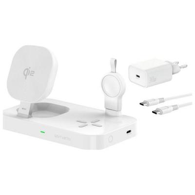 4smarts Qi2 Trident Mains Charger for Galaxy Watch White