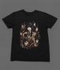 Unisex Horror Manga Creepy Girl T-Shirt, Dark Anime Gothic T-Shirt, Manga Gothic T-Shirt Inactive