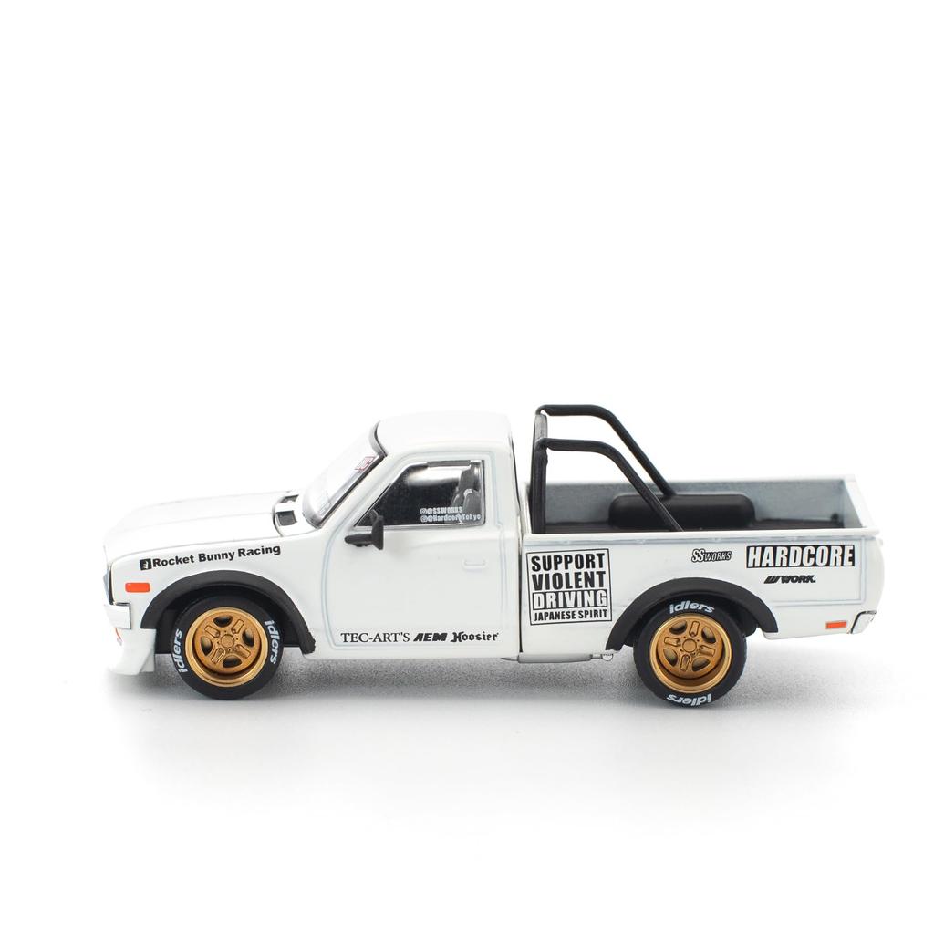 Genesis Company POP RACE Pandem Datsun 620 White PR640350 1/64 (Finished Model)