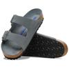 Birkenstock Arizona Soft Footbed Slide Slippers Unisex Gray Regular Loose Fit 1030860