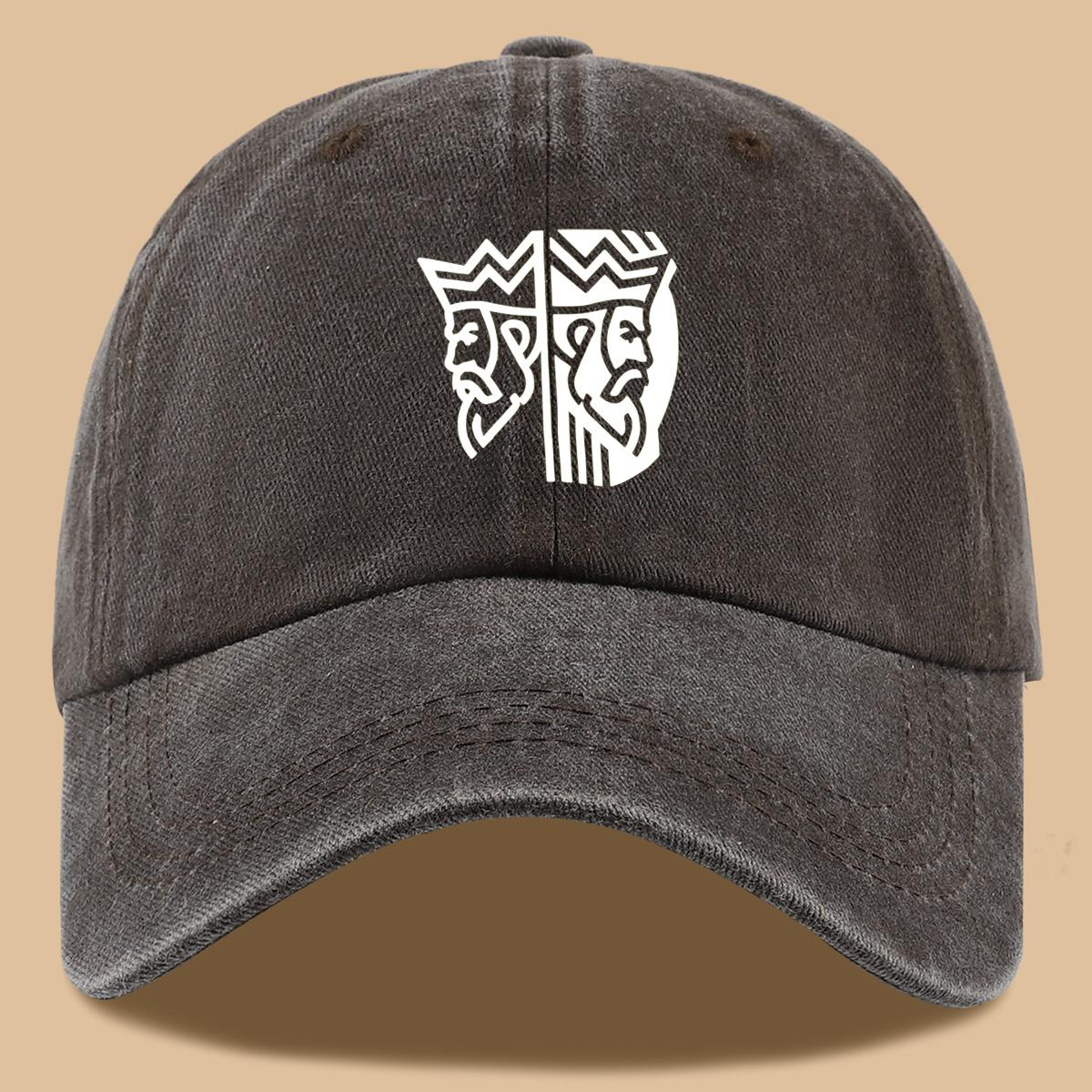 

Printed Baseball Cap Urban Casual Versatile Dad Hat Adjustable Trucker Hat