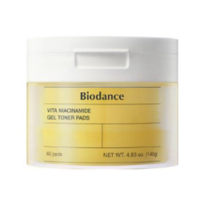 

BIODANCE Vita Niacinamide Gel Toner Pads 60 Sheets 140g – Brightening Pore Care Hydrating Toner Pad K-Beauty