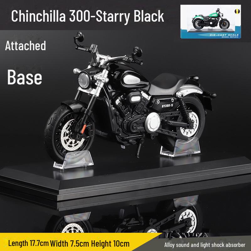 

1:12 Модель мотоцикла Jinjila 300 Alloy с реалистичным звуком и плавной работой