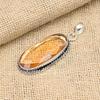 Amazing Morganite Gemstone Handmade 925 Sterling Silver Pendant Jewelry