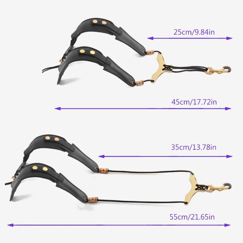 Sax Chest Strap for Beginner, Double Shoulder Saxophone Straps Saxophone Harness Strap, Padded Saxophone Shoulder Strap