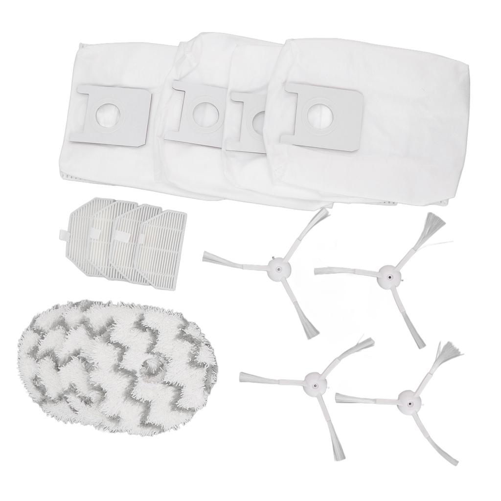 Dust Bag Filter Rag Side Brush Set Robot Vacuum Cleaner Accessories for Roidmi EVA SDJ06RM