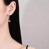 1ct D Color Moissanite Earrings for Women Lab Grown Diamond Ear Studs 925 Silver Fine Jewelry Gift