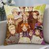 Anime Hetalia World Stars Cushion Cover Cushion Covers Natural Linen Breathable Sofa Bedroom Decor Pillowcase