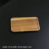 High-end Acacia Wood Rectangular Tray Cafe Plate Afternoon Tea Dessert Plate Bread Serving Tray Tea Tray