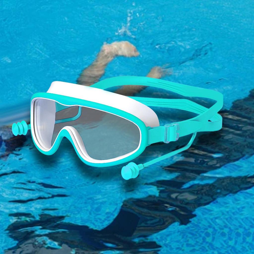 Children's Swim Goggles with Earplugs for Water Activities And Diving
