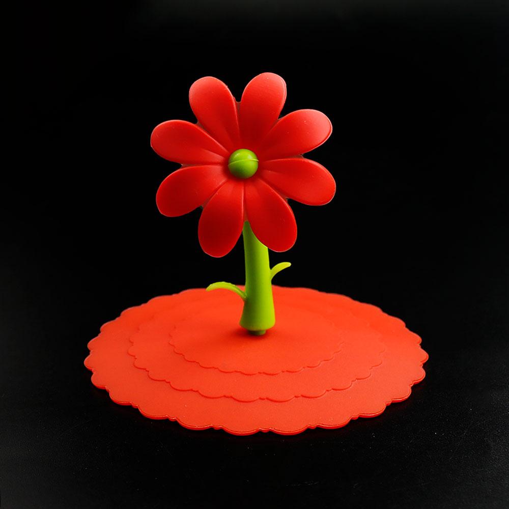 Silicone World Universal Dustproof Silicone Cup Lid Leak Proof Cup Cover Mug Ceramic Cup Handle Cup Lid Water Cup Accessories
