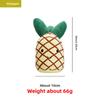 Cartoon Fruit Vegetable Plush Squeaky Dog Chew Toy Soft Smiley Design Teething Play Toy for Small Large Dogs Relieve Boredom