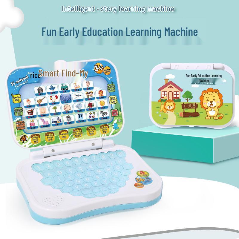 Bilingual Children's Learning Toy: Smart Cartoon Mini Reader