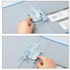KOKUYO Tube File Double A4 500 Sheet 2 K2, Opening, Vertical, Capacity, Holes, Blue, K2-ETB650B