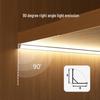 Self-Adhesive LED Cabinet Light - Triangular Surface Mount for Kitchen, Wardrobe, or Display Shelves