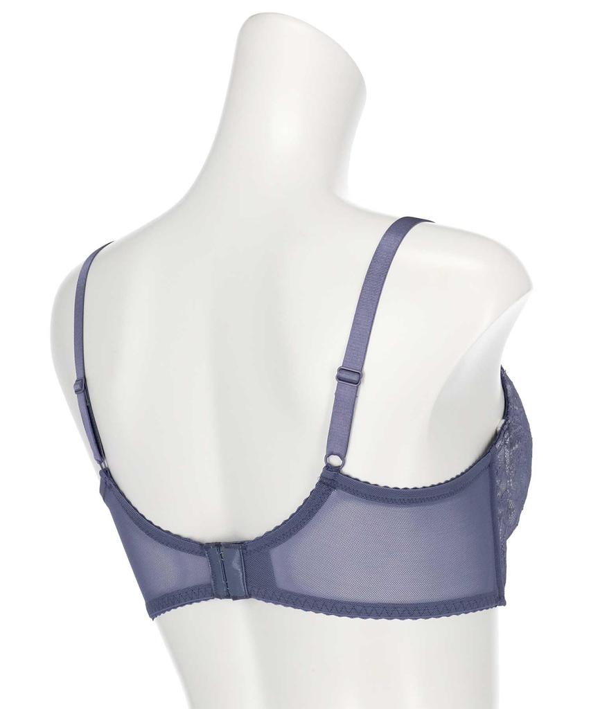 Creates flatters and keeps bust Available online Fits up to G Double Bra BBJ301 BU D75 Amphi/Wacoal Bra cleavage, underarms, fullness. only. cups.