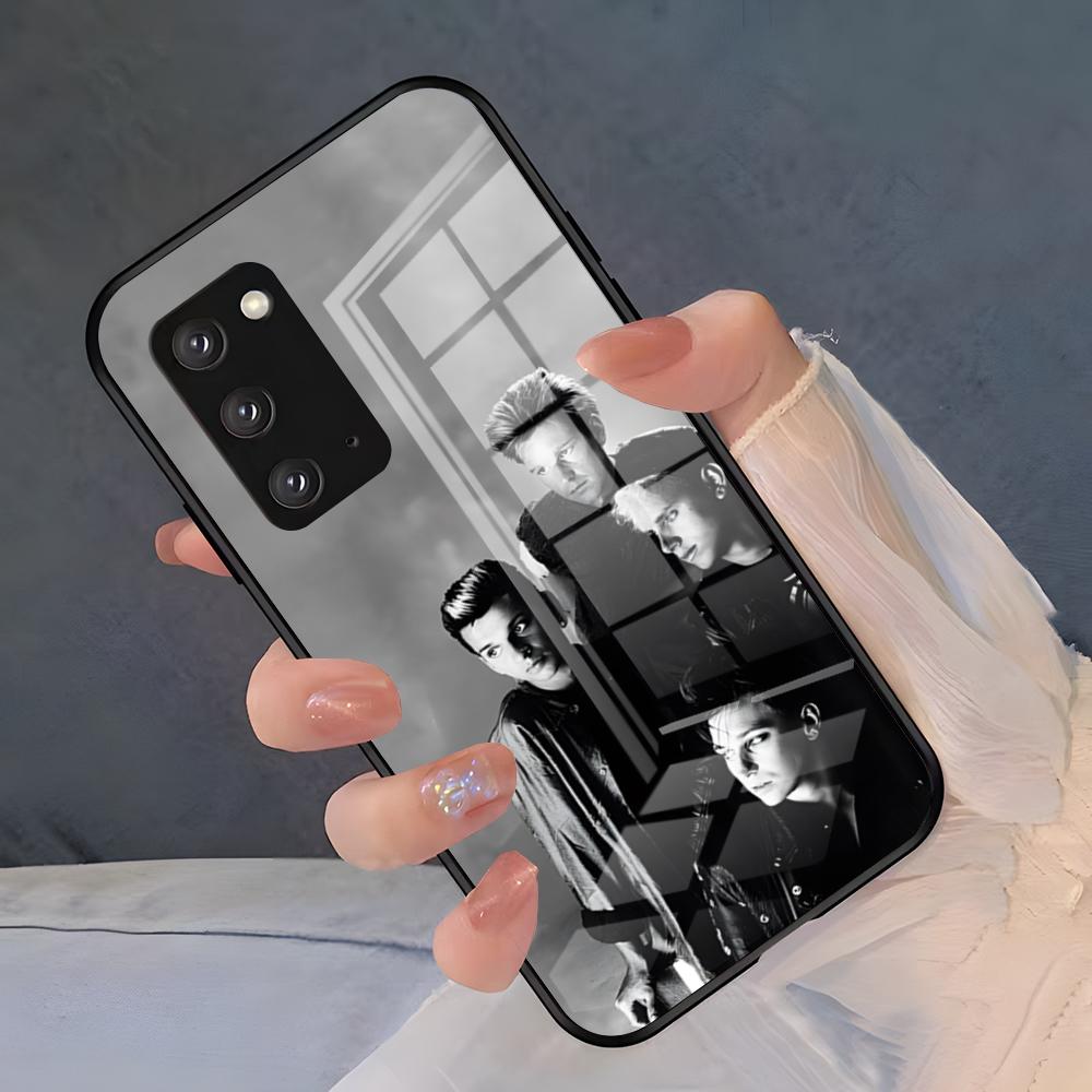 Depeche Mode Rock Band Phone Case For Samsung S26 S25 Plus S20 S20 Plus S22 Ultra S23 FE S21 Plus S21 Ultra Glass Cover
