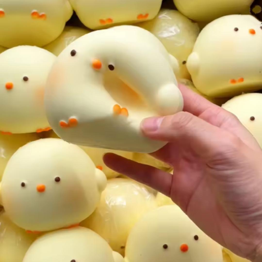Bai Fen Bai Toys Kids Childrens Cute Giant Chick Squishy Toy Slow Rising Stress Relief Sensory Fidget Toy For And Adults Anxiety Adhd Squishy Squeeze Toy