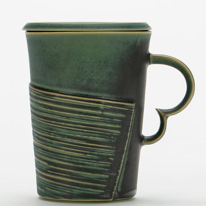 Wanqiantang Ceramic Office Tea Mug with Lid