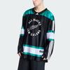 Adidas All Blacks Ice Hockey American Sports Knitted Long Sleeve Rugby Shirt Men tops JL8045