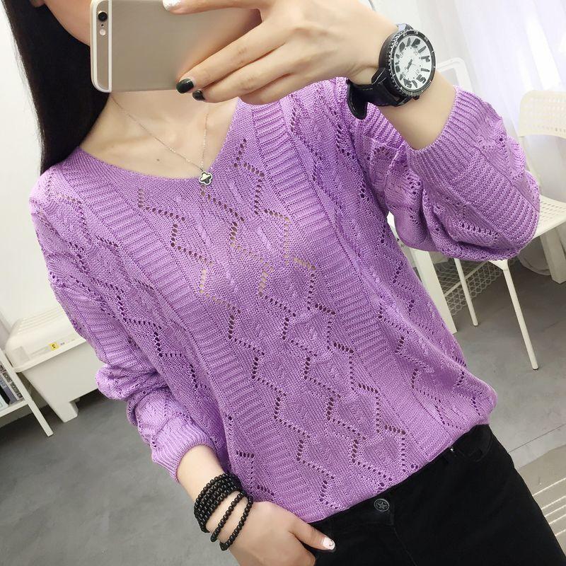 

Женский трикотажный топ с круглым вырезом большого размера, осенне-зимний свободный свитер с ажурной вязкой, базовый слой, осенняя верхняя одежда в корейском стиле 3XL