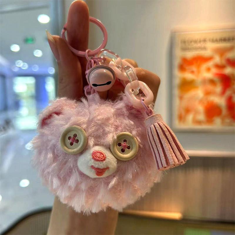 Lovely Teddy Plush Bear Keychain Decorative And Fun Key Accessory For Ages All