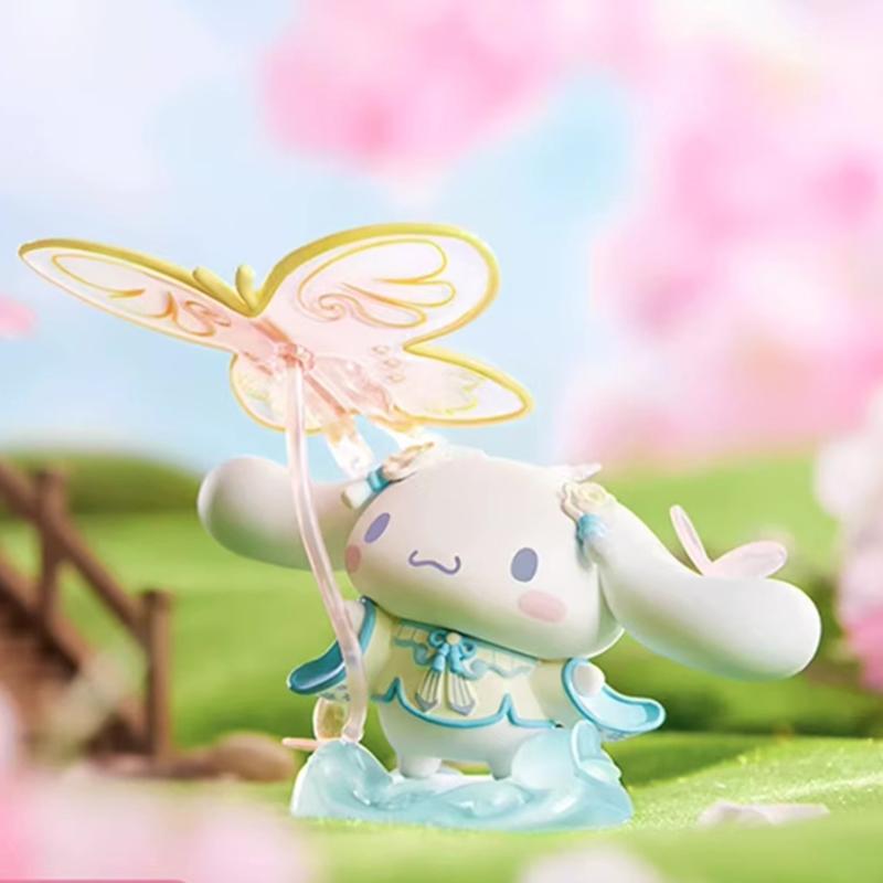 

Miniso Sanrio Слепой бокс Новая рифма Цветочное платье Таинственный пакет Куроми Почакко Синаморолл Милая Мелодия Экшн-фигурка Сюрприз-подарок