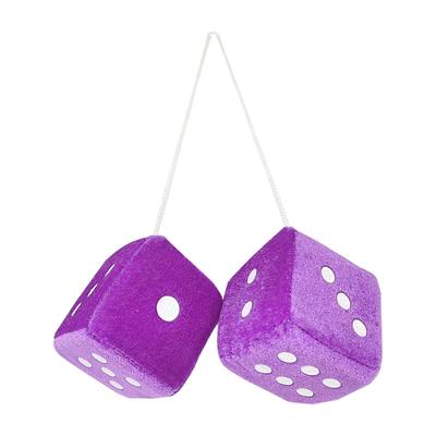 Car Decoration, Rear Mirror, Dice, Hanging Decoration, 3D Dice Car Accessory, Fuzzy Dice, Car,