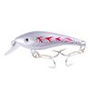 10Pcs Fishing Lures Hard Baits with Treble Hooks 3D Eyes